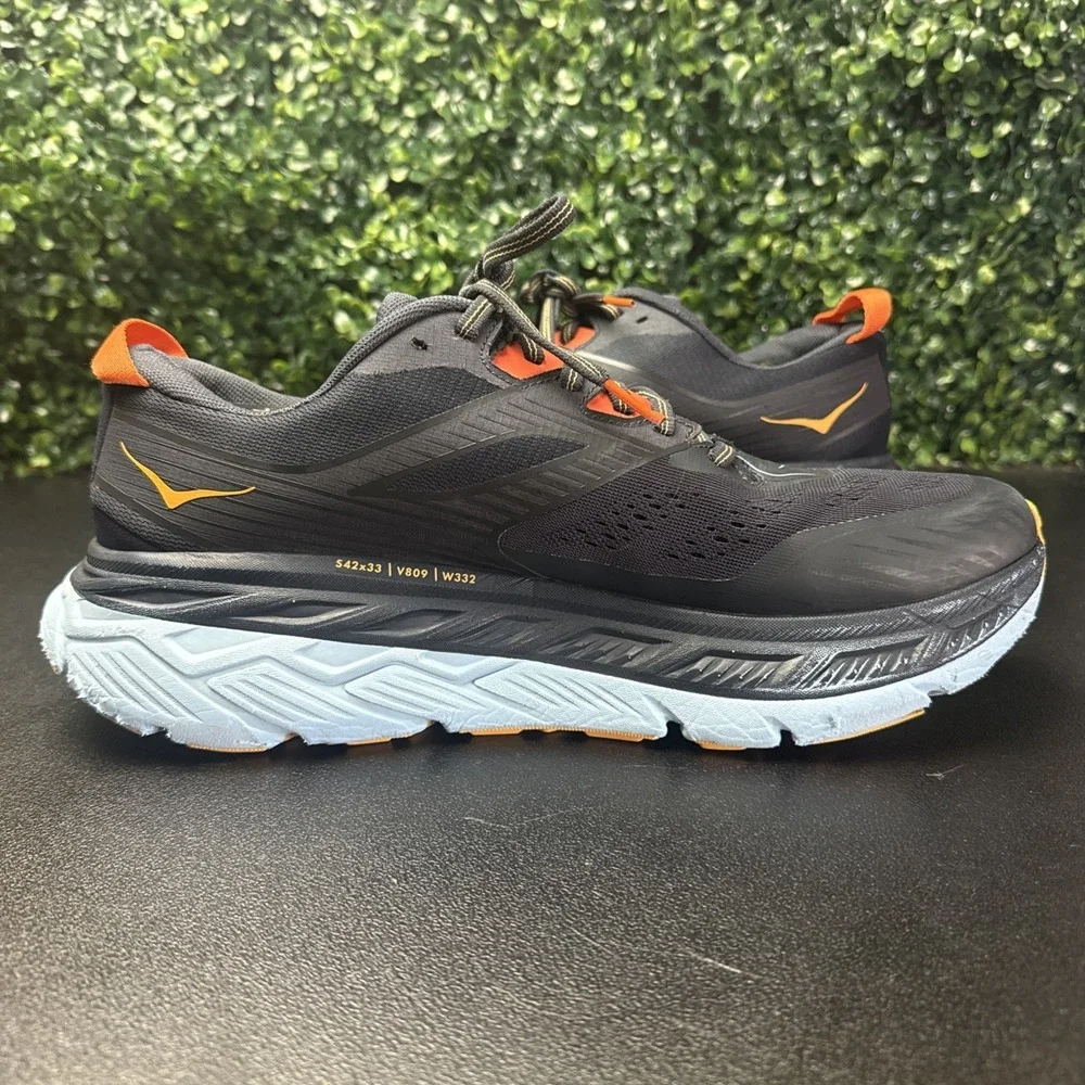 Hoka Stinson ATR 6 Trail Running Shoes Blue Graphite Summer Song Men's Size 11.5